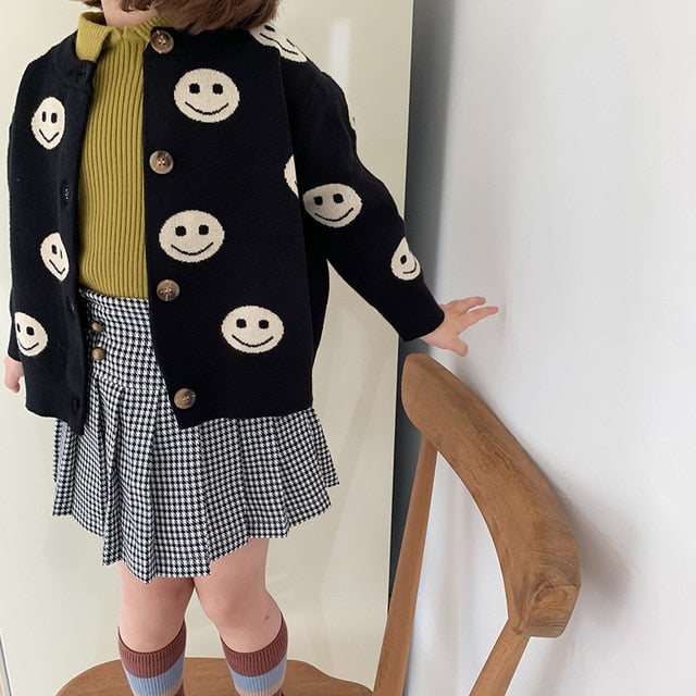 Cardigan sweaters Children / ニコちゃんカーディガン子供用